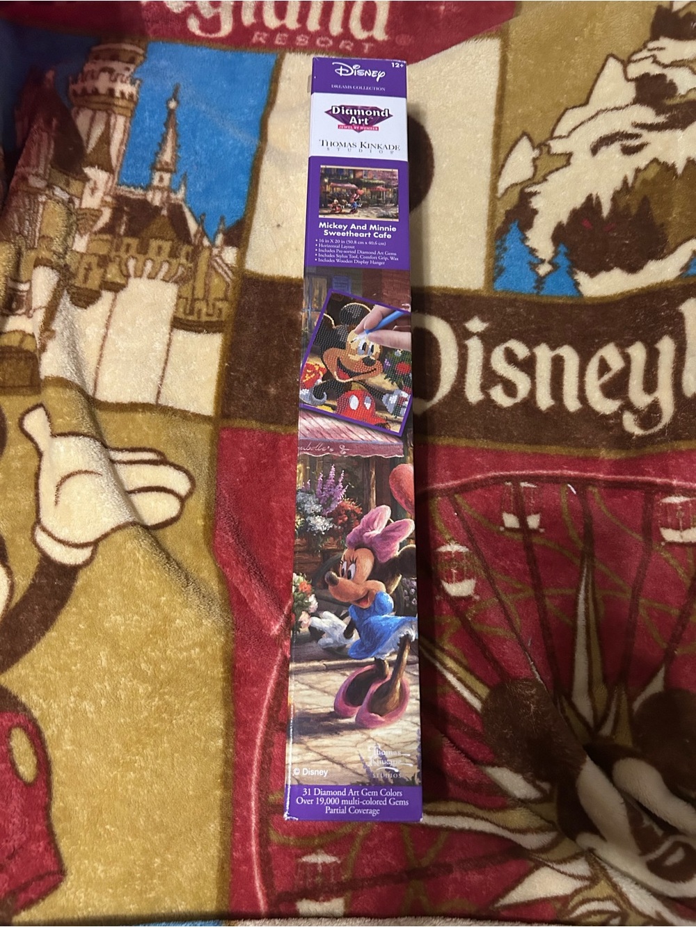 Thomas Kinkade Disney Mickey Minnie Sweetheart Cafe Diamond Art Kit
